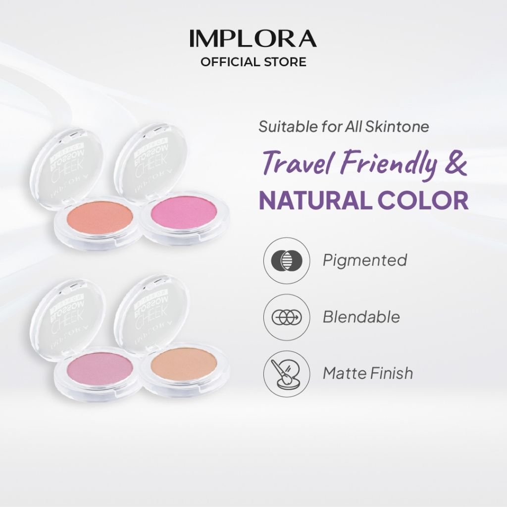 implora cheek blossom blush on 3.5g/perona pipi implora cheek blossom blush on 3.5g/perona pipi