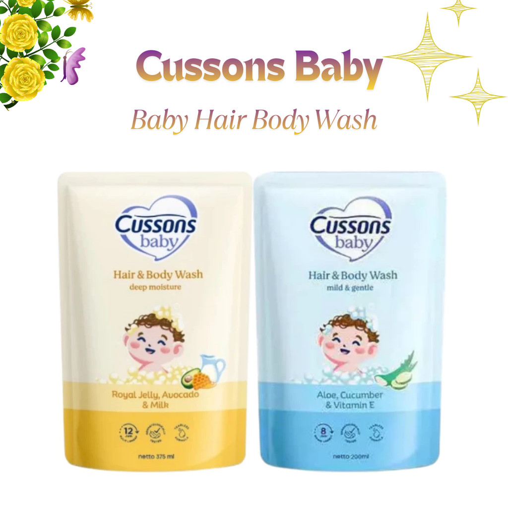cussons baby hair and body wash 200ml/sabun mandi bayi cussons baby hair and body wash 200ml/sabun mandi bayi
