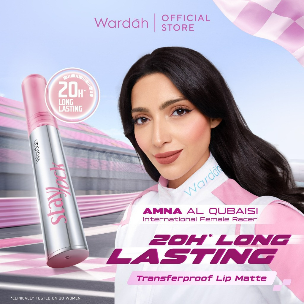 wardah staylock lip matte 20h long lasting 2.7g/lip cream wardah staylock lip matte 20h long lasting 2.7g/lip cream
