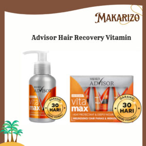 makarizo advisor hair recovery vitamax 50ml and 8ml/vitamin rambut