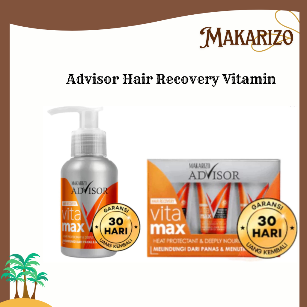 makarizo advisor hair recovery vitamax 50ml and 8ml/vitamin rambut makarizo advisor hair recovery vitamax 50ml and 8ml/vitamin rambut