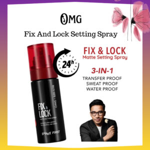 omg oh my glam fix and lock matte setting spray 60ml