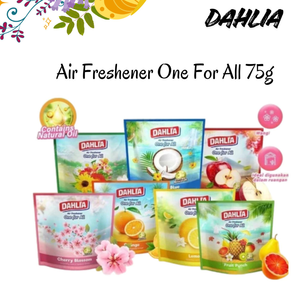 dahlia air freshener one for all 75g/pengharum ruangan dahlia air freshener one for all 75g/pengharum ruangan