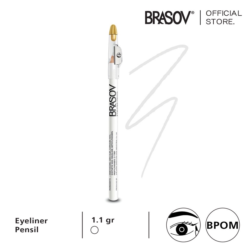 brasov eyeliner pencil 1.1g/eyeliner pensil brasov eyeliner pencil 1.1g/eyeliner pensil