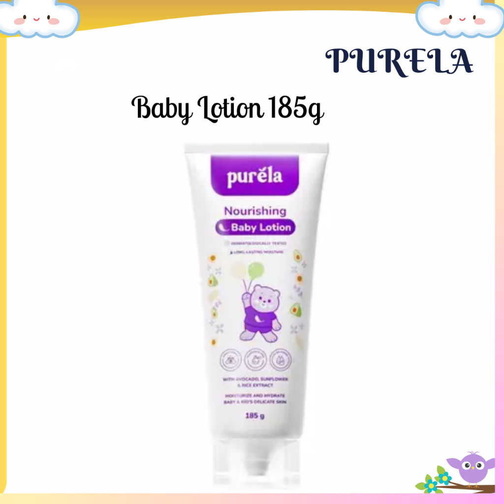 purela nourishing baby lotion 185ml/losion bayi dan anak purela nourishing baby lotion 185ml/losion bayi dan anak