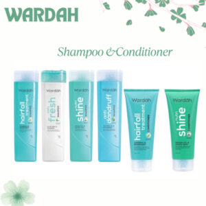wardah shampoo & conditioner 170ml | hairfall treatment | nutri shine | anti dandruff | daily fresh