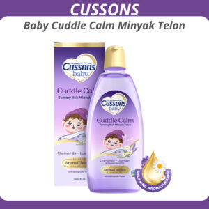 cussons baby cuddle calm minyak telon plus 60ml