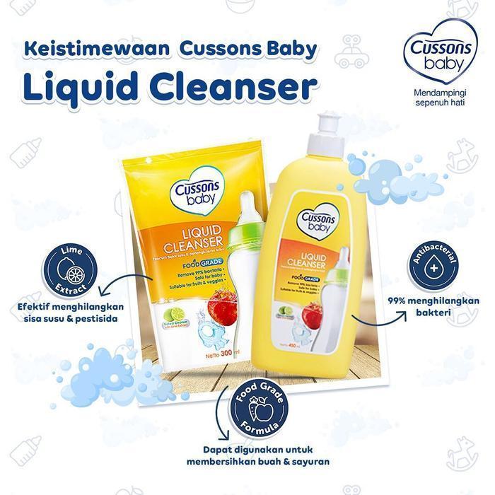 cussons baby liquid cleanser 700ml plus 300ml/perawatan bayi cussons baby liquid cleanser 700ml plus 300ml/perawatan bayi