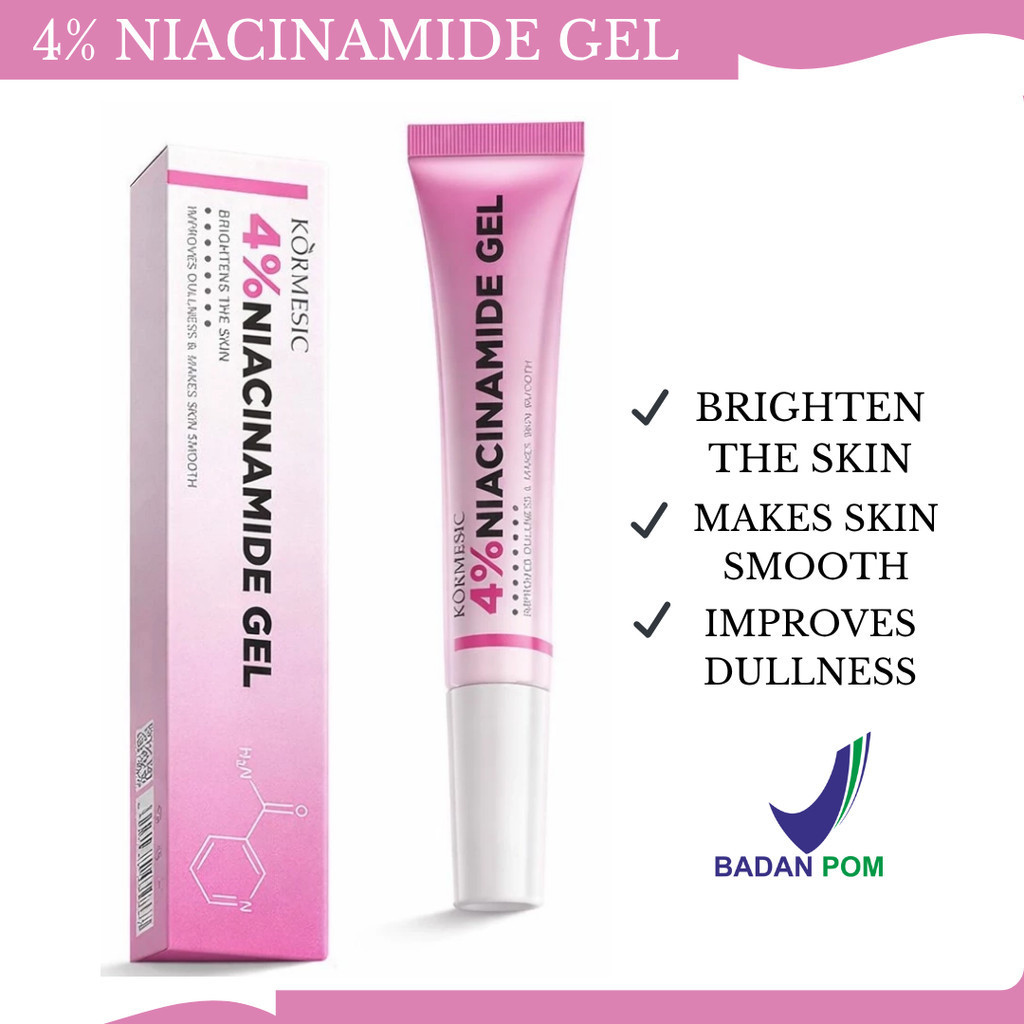 kormesic niacinamide gel 15g/krim wajah kormesic niacinamide gel 15g/krim wajah
