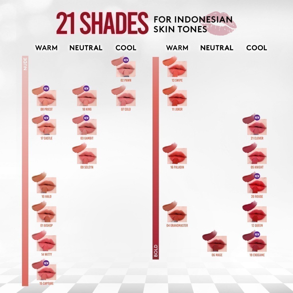 somethinc checkmatte transferproof lipstick/lipstik somethinc checkmatte transferproof lipstick/lipstik