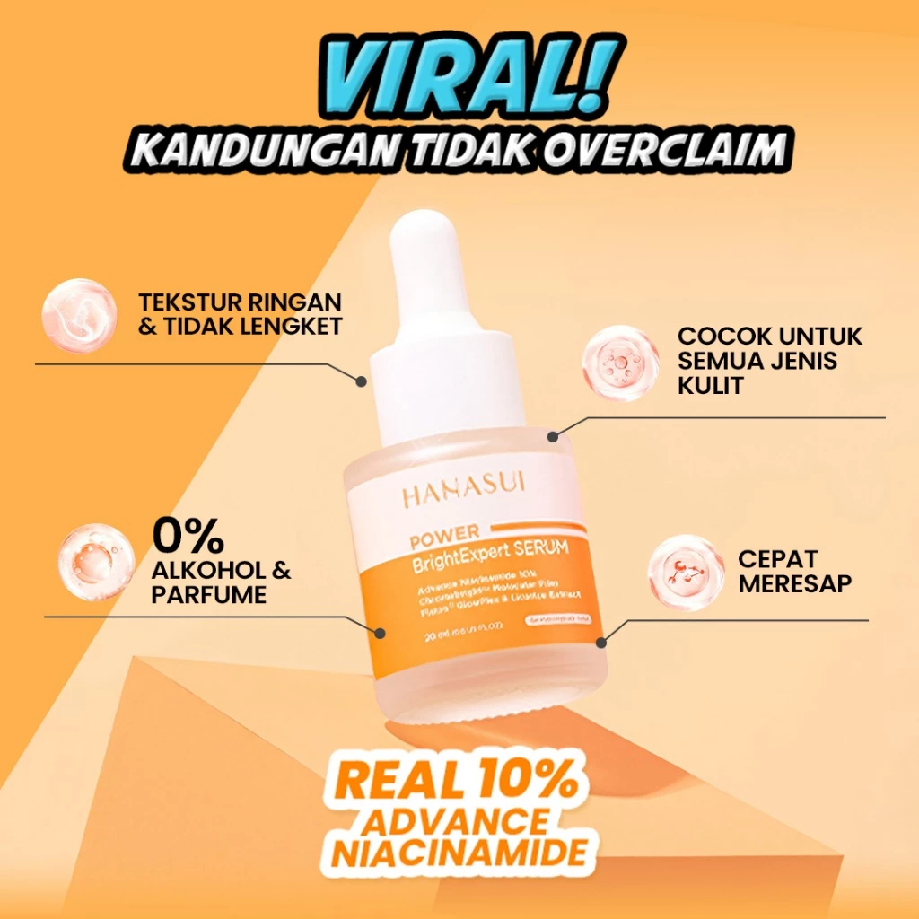 hanasui bright expert serum 20ml / serum wajah hanasui bright expert serum 20ml / serum wajah