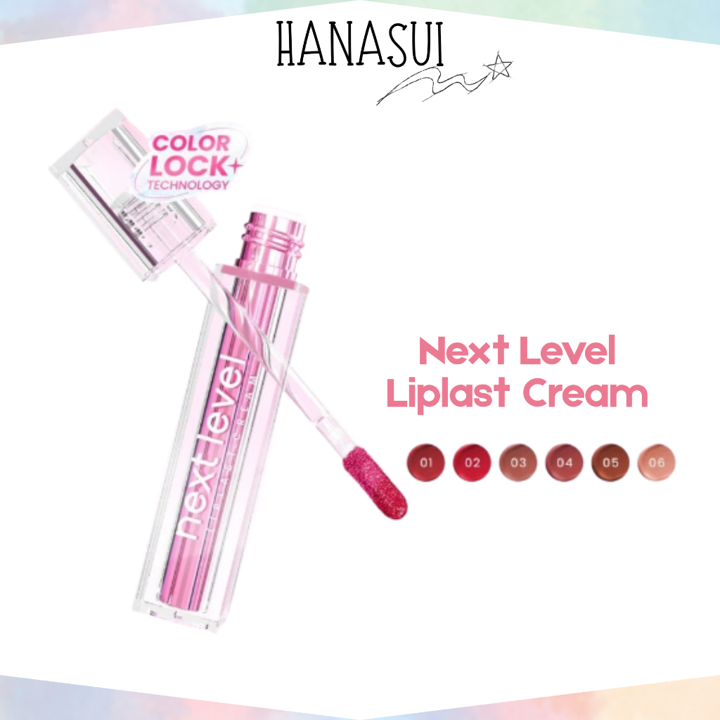 hanasui next level liplast cream/lip matte hanasui next level liplast cream/lip matte