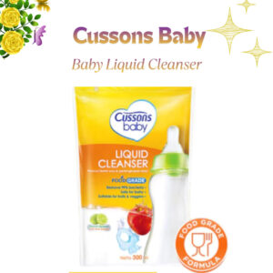 cussons baby liquid cleanser 300ml plus 100ml/pencuci botol susu
