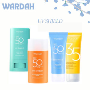 wardah uv shield aqua fresh essence spf 50 pa+++ 30ml | essential sunscreen gel spf 30 pa+++ 40ml