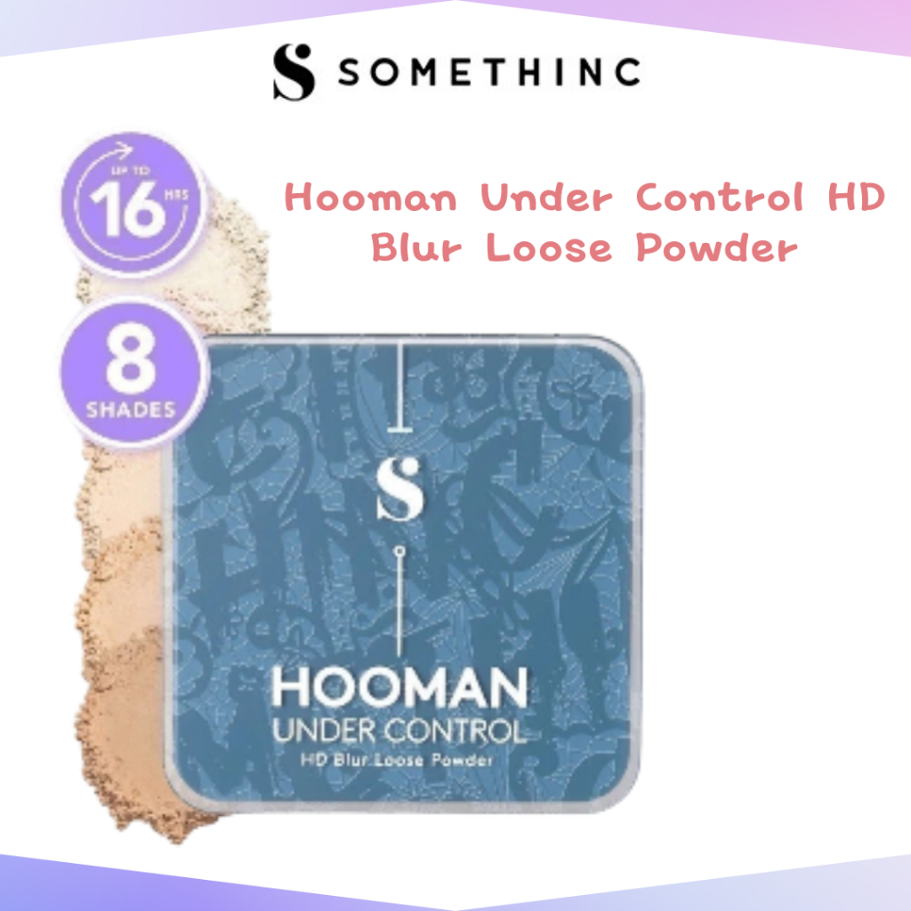 somethinc hooman under control hd blur loose powder/bedak tabur somethinc hooman under control hd blur loose powder/bedak tabur