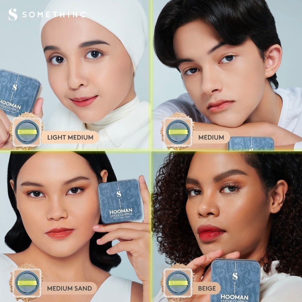 somethinc hooman under control hd blur loose powder/bedak tabur somethinc hooman under control hd blur loose powder/bedak tabur