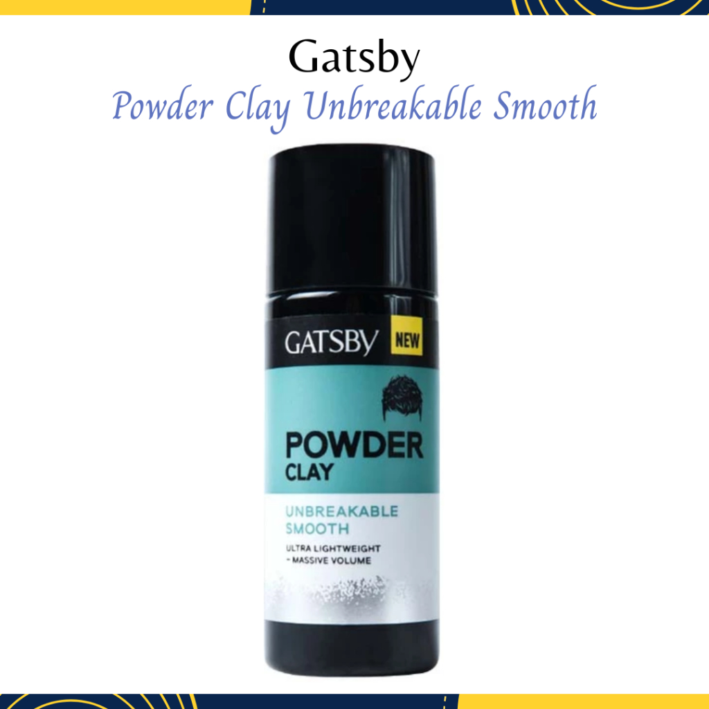 gatsby powder clay unbreakable smooth 20g gatsby powder clay unbreakable smooth 20g