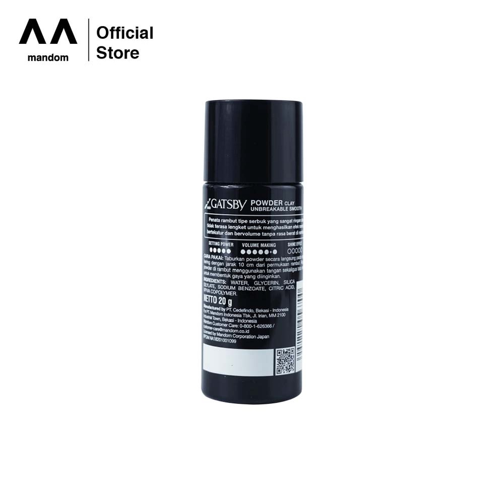 gatsby powder clay unbreakable smooth 20g gatsby powder clay unbreakable smooth 20g