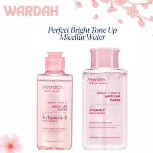 wardah perfect bright tone up micellar water 100ml/pembersih make up