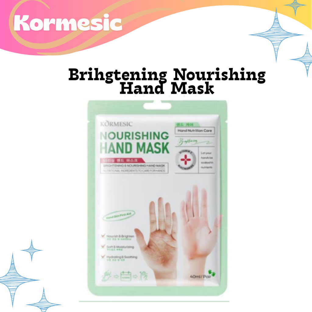 kormesic brightening and nourishing hand mask/masker tangan kormesic brightening and nourishing hand mask/masker tangan