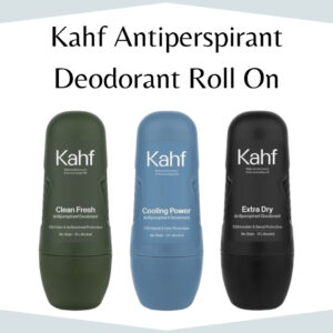 kahf antiperspirant deodorant roll on 45ml/clean fresh/cooling power/extra dry