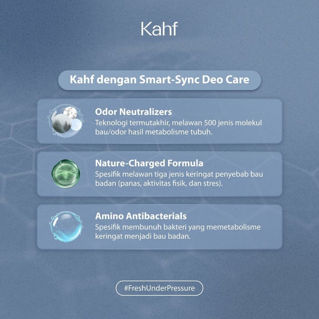kahf antiperspirant deodorant roll on 45ml/clean fresh/cooling power/extra dry kahf antiperspirant deodorant roll on 45ml/clean fresh/cooling power/extra dry