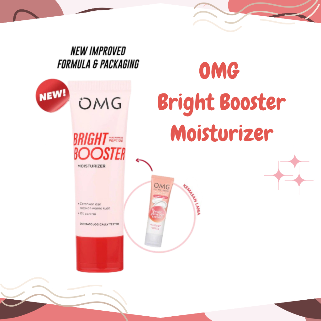omg oh my glow bright booster moisturizer 25g / pelembab wajah omg oh my glow bright booster moisturizer 25g / pelembab wajah