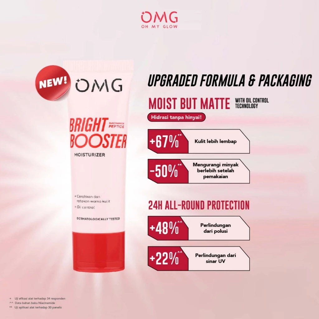 omg oh my glow bright booster moisturizer 25g / pelembab wajah omg oh my glow bright booster moisturizer 25g / pelembab wajah