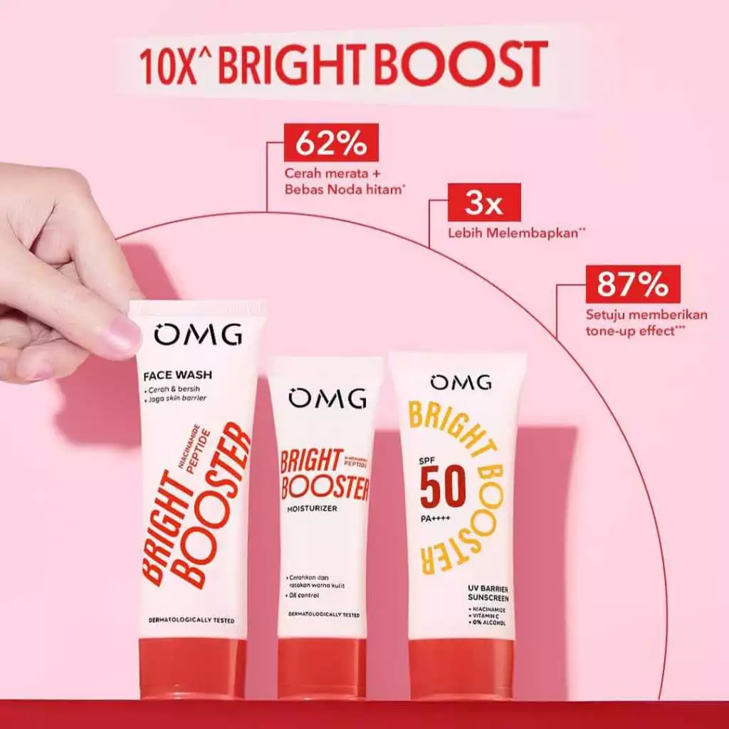 omg oh my glow bright booster moisturizer 25g / pelembab wajah omg oh my glow bright booster moisturizer 25g / pelembab wajah
