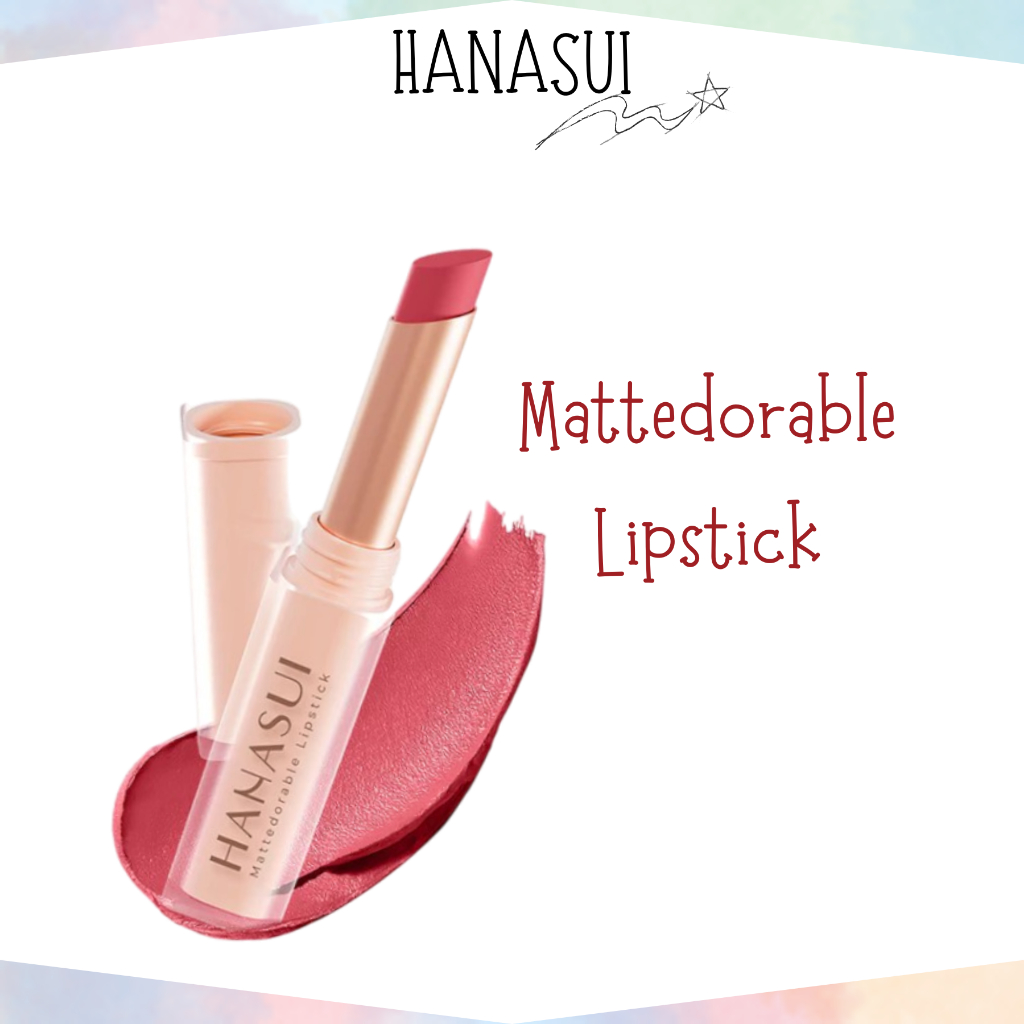 hanasui mattedorable lipstick 2g/ lipstik / lip matte hanasui mattedorable lipstick 2g/ lipstik / lip matte