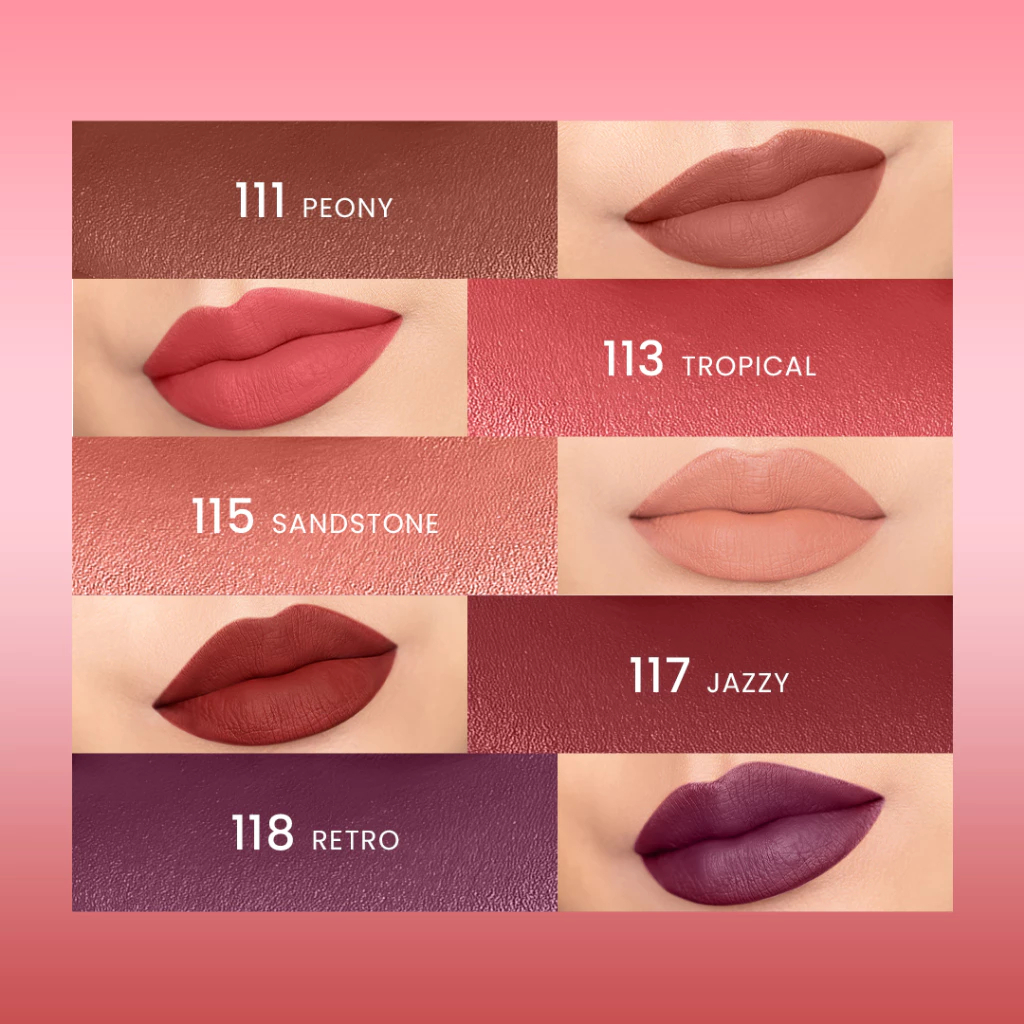 hanasui mattedorable lipstick 2g/ lipstik / lip matte hanasui mattedorable lipstick 2g/ lipstik / lip matte