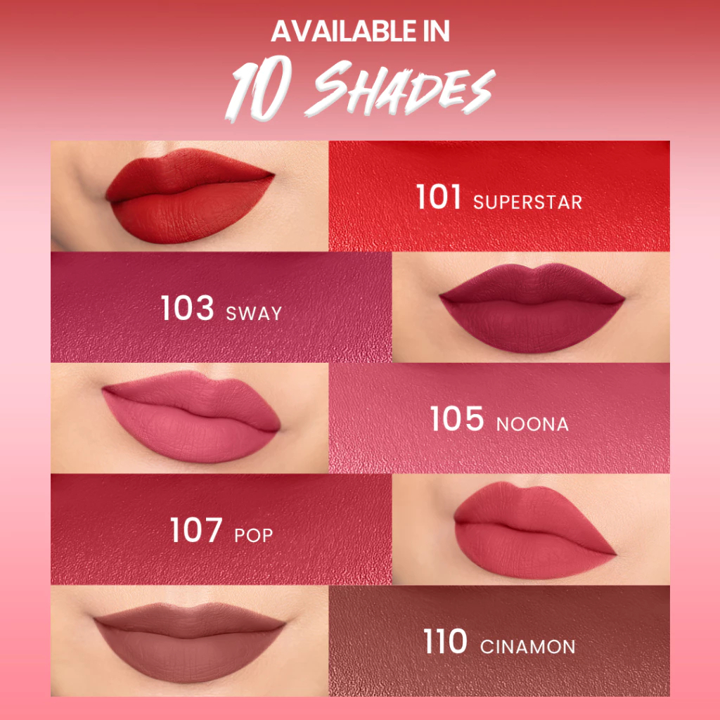 hanasui mattedorable lipstick 2g/ lipstik / lip matte hanasui mattedorable lipstick 2g/ lipstik / lip matte