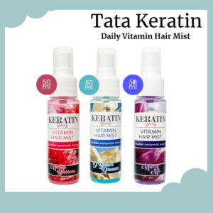 tata keratin daily vitamin hair mist 50ml/serum rambut