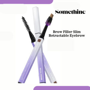 somethinc brow filler slim retractable eyebrow pencil/pensil alis