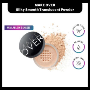 make over silky smooth translucent powder 35g | bedak tabur