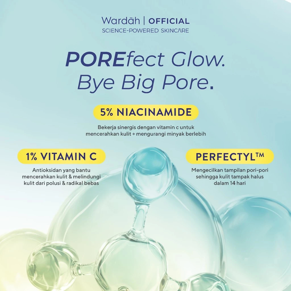 wardah perfect bright perfectly vitamin c pore perfecting c glow serum 15ml/serum wajah wardah perfect bright perfectly vitamin c pore perfecting c glow serum 15ml/serum wajah