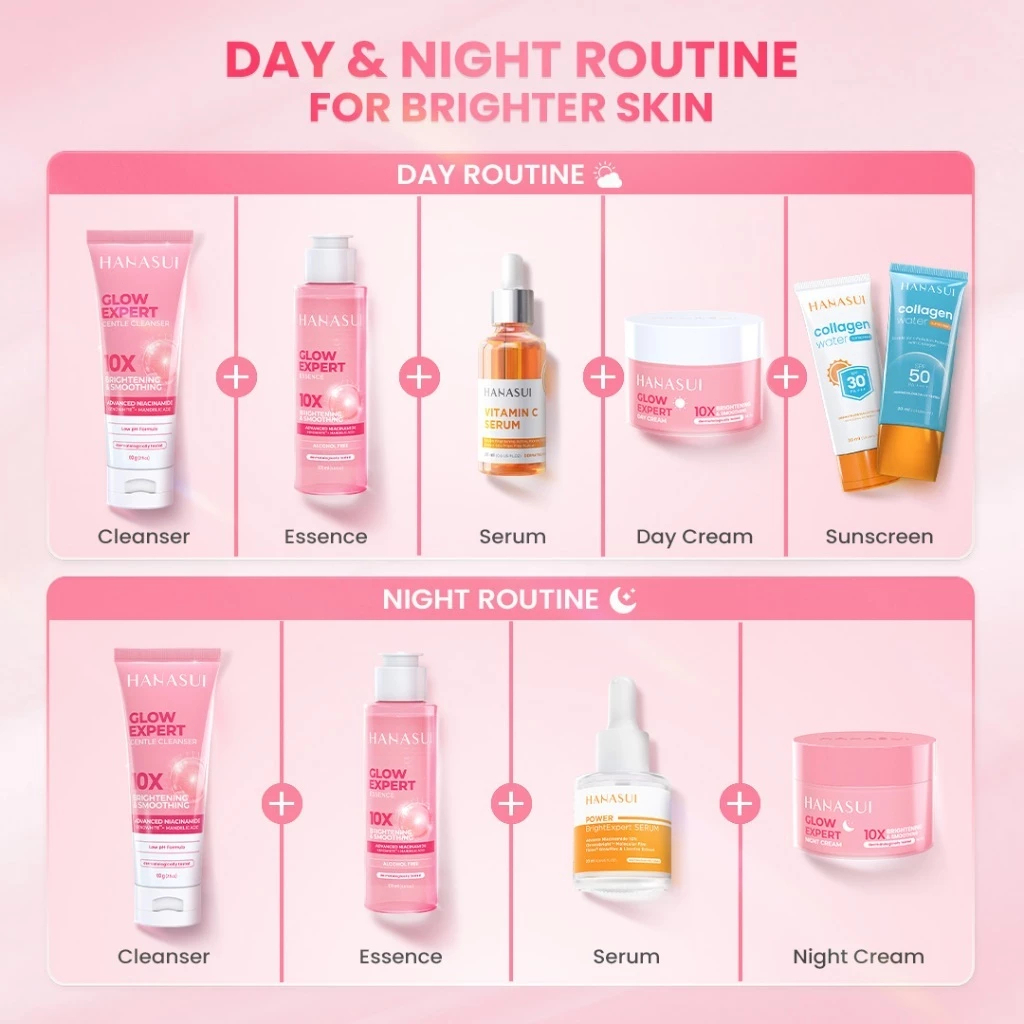 hanasui glow expert toner essence 105ml / toner wajah hanasui glow expert toner essence 105ml / toner wajah