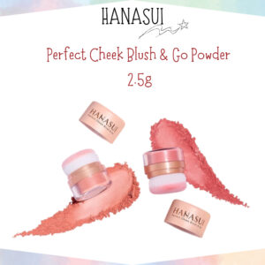 hanasui perfect cheek blush and go powder/blush on/perona pipi