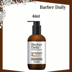 barber daily 4in1 shampoo conditioner face wash and body wash 220ml