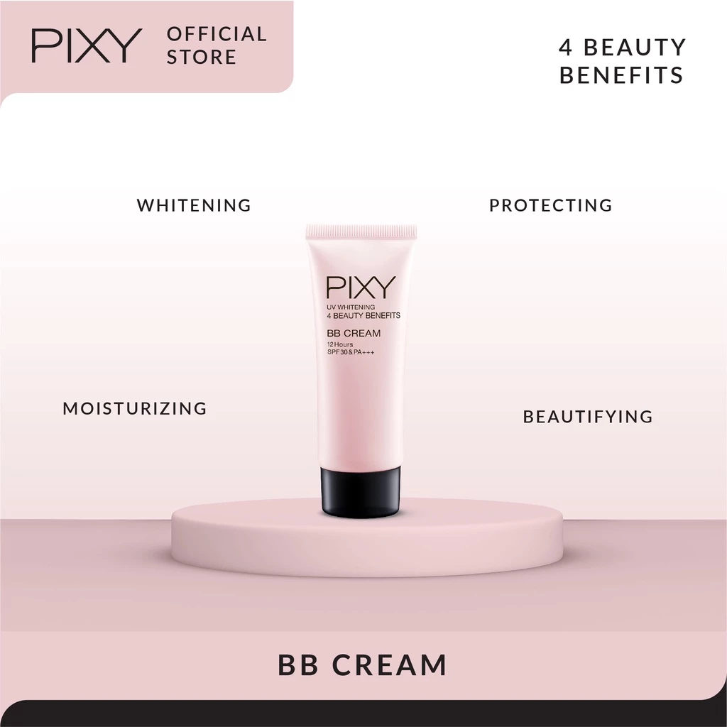 pixy bb cream 4 beauty benefits spf 30 pa+++ 30ml/alas bedak pixy bb cream 4 beauty benefits spf 30 pa+++ 30ml/alas bedak