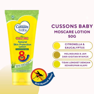 cussons baby moscare skin protection lotion 50g/losion bayi anti nyamuk