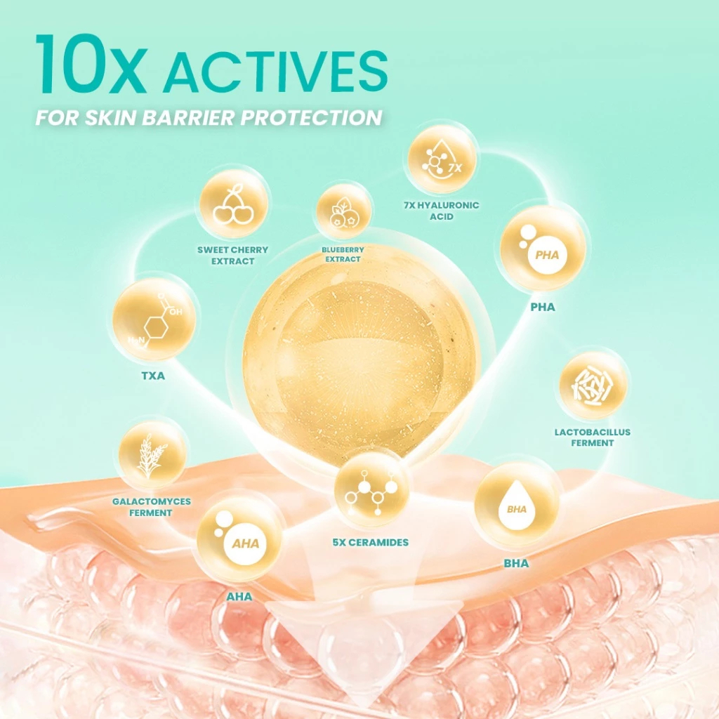 hanasui 10x ceramide probiotics peeling gel 100g / gel exfoliasi hanasui 10x ceramide probiotics peeling gel 100g / gel exfoliasi
