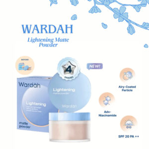 wardah lightening matte powder spf 20 pa++ | oil control | bedak tabur