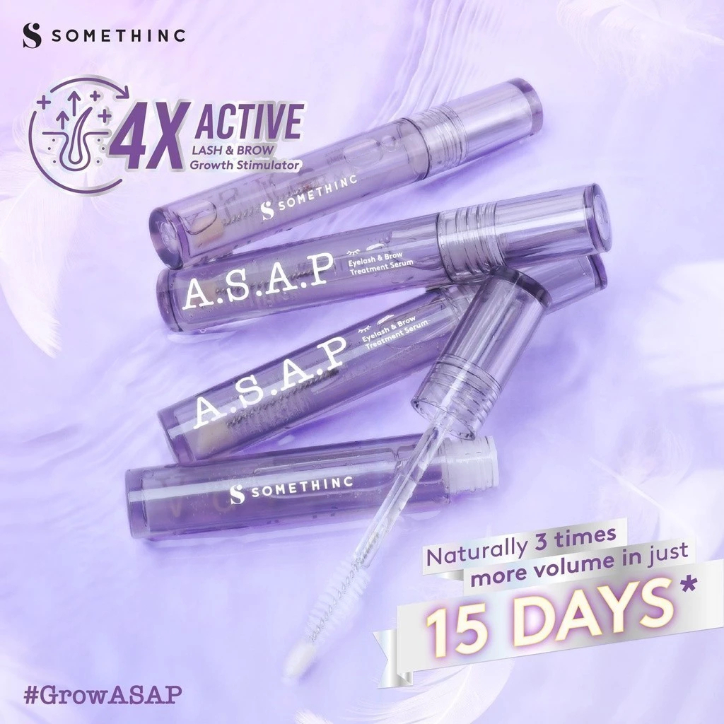 somethinc asap eyelash brow treatment serum 3.5ml/serum alis dan bulu mata somethinc asap eyelash brow treatment serum 3.5ml/serum alis dan bulu mata