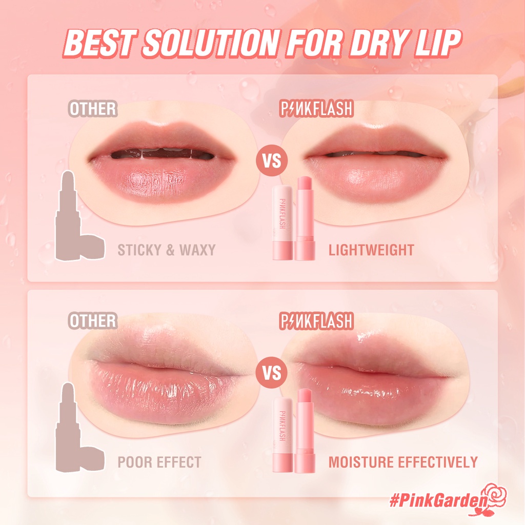 pinkflash lasting moist lip balm lip care deep hydration pinkflash lasting moist lip balm lip care deep hydration