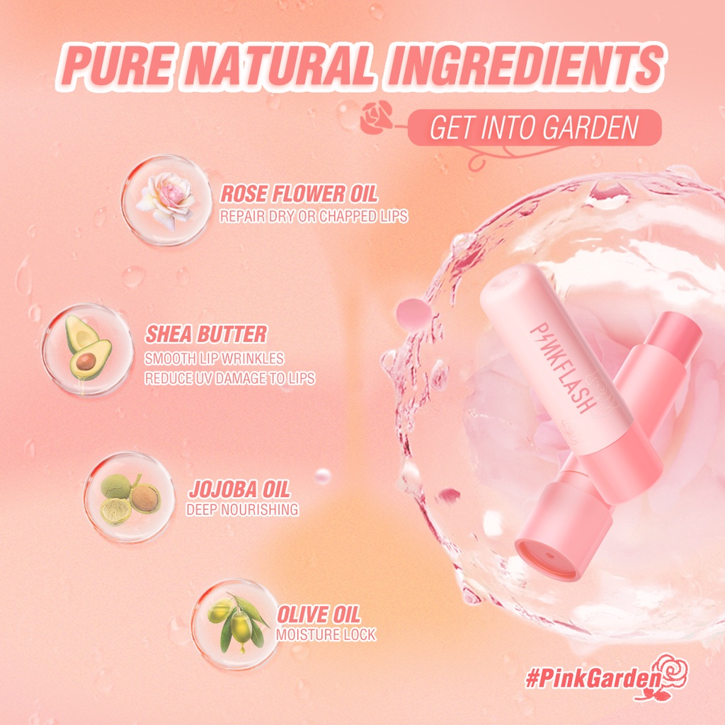 pinkflash lasting moist lip balm lip care deep hydration pinkflash lasting moist lip balm lip care deep hydration