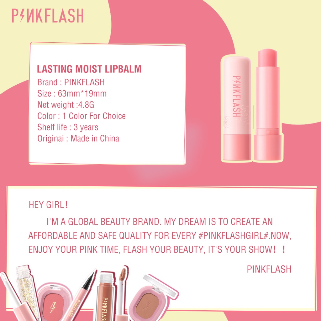 pinkflash lasting moist lip balm lip care deep hydration pinkflash lasting moist lip balm lip care deep hydration